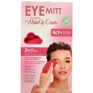 The Original Makeup Eraser Eye MITT 4ct Set w/ Laundry Bag NIB